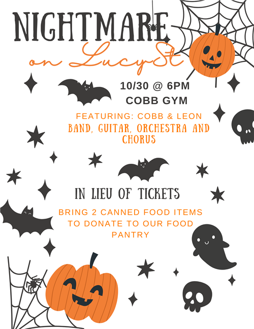 Nightmare On Lucy Street Concert Oct. 30 6pm